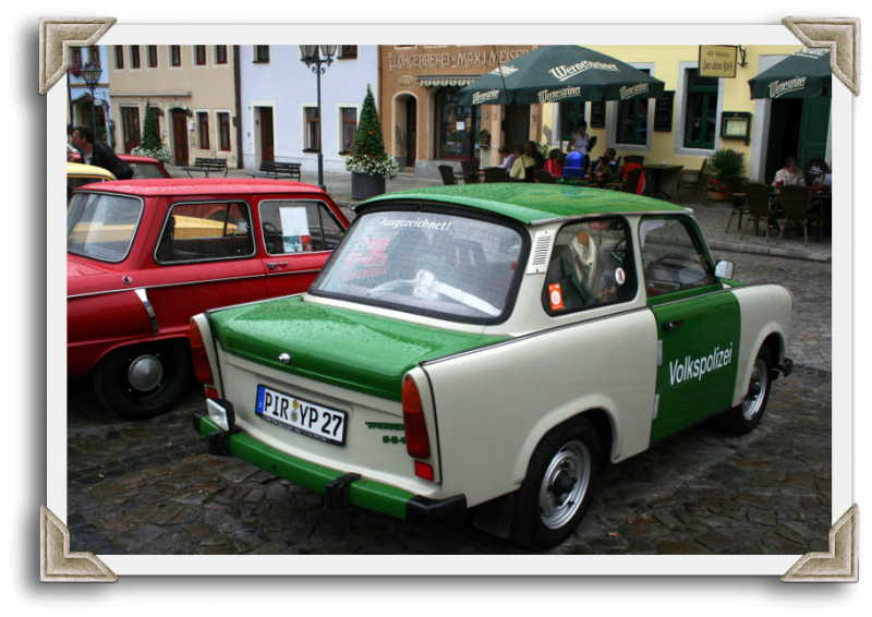 Oldtimer meeting, every year on 1 August weekend with about 200 participants from Germany and abroad in the village Stolpen