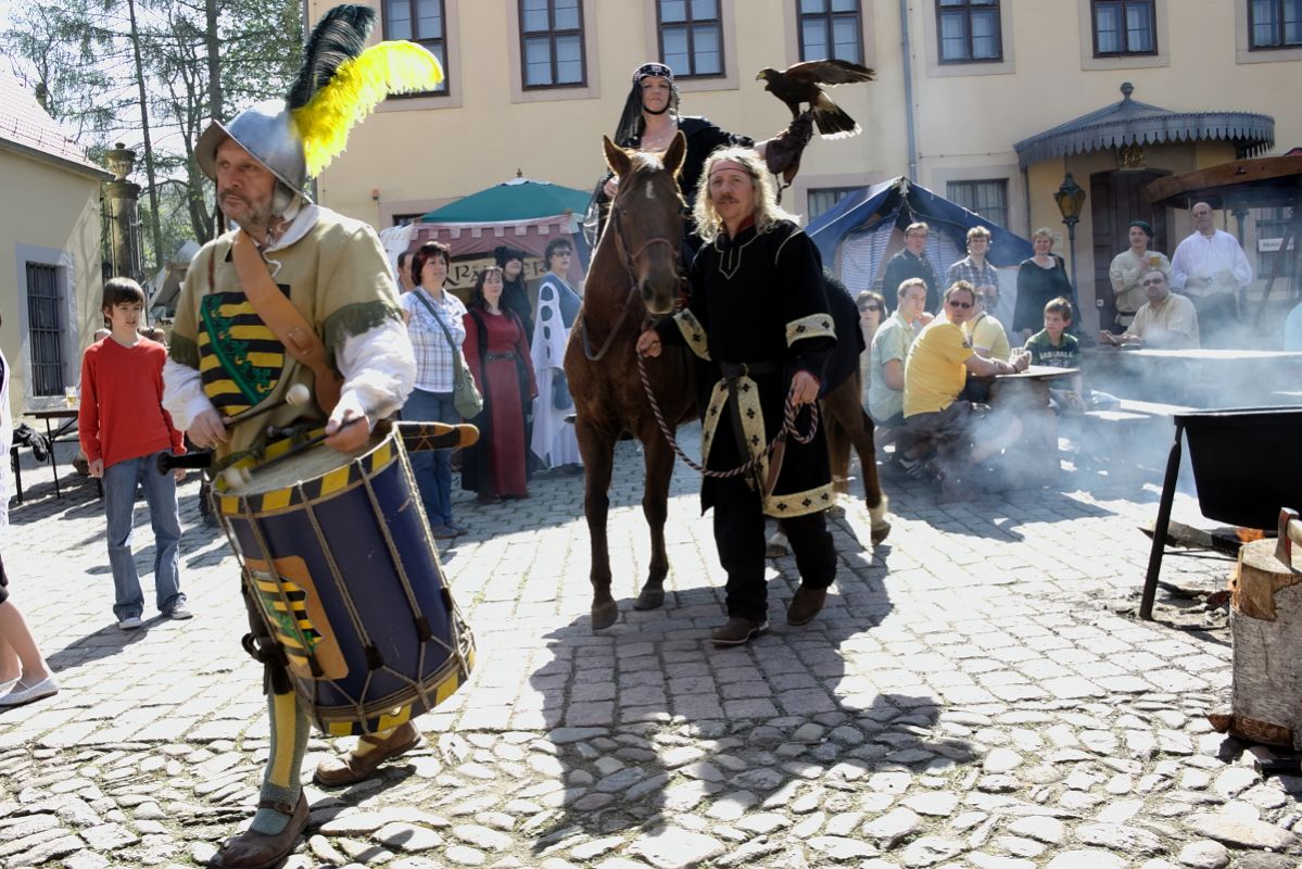 Middeleeuws feest op slot "Klippenstein"