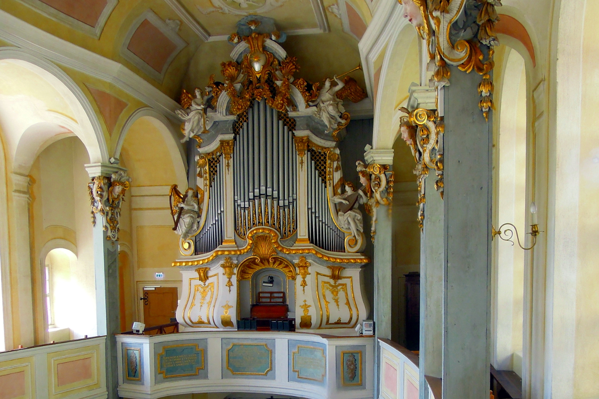 Die Kirchenorgel von Schloss Weesenstein